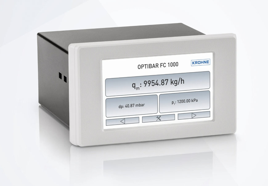 OPTIBAR FC 1000: neuer Durchflussrechner vervollständigt das KROHNE Differenzdruck-Portfolio